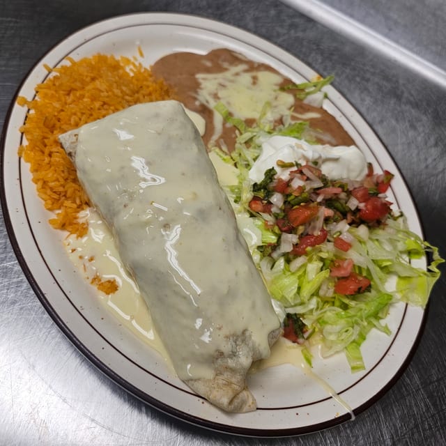 Seafood Burrito.