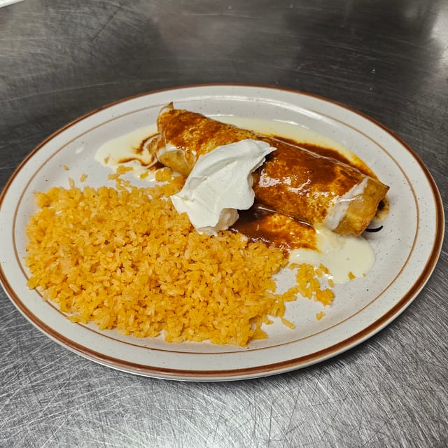 Lunch Fried Burrito.